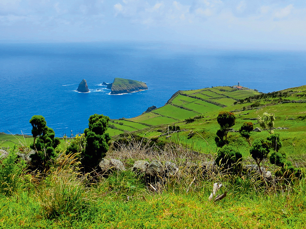 Azoren-Inselvergleich: Landschaft auf Graciosa