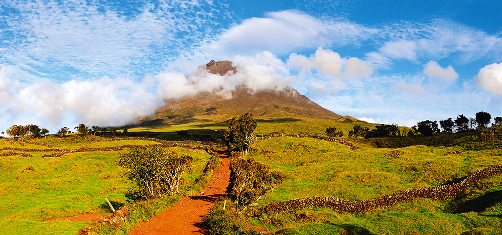 Azoren-Inselvergleich: Berg und Insel Pico