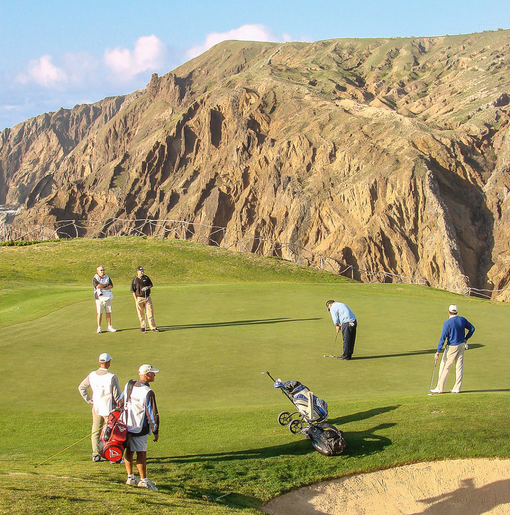 Golfspieler auf Porto Santo