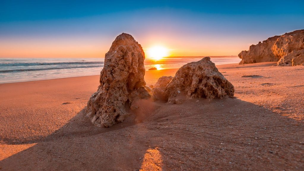 Sonnenuntergang an der Algarve