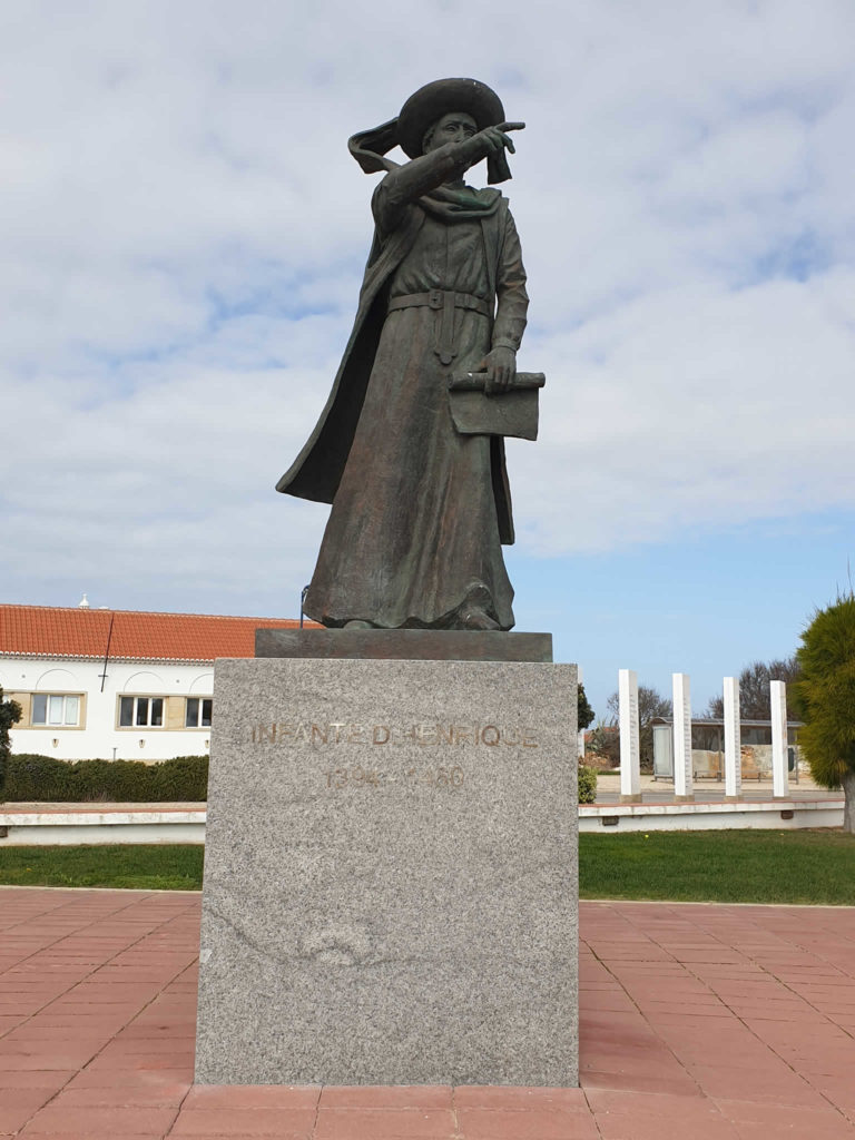 Statue Heinrich der Seefahrer Sagres