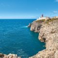 Blick auf Leuchtturm Sagres