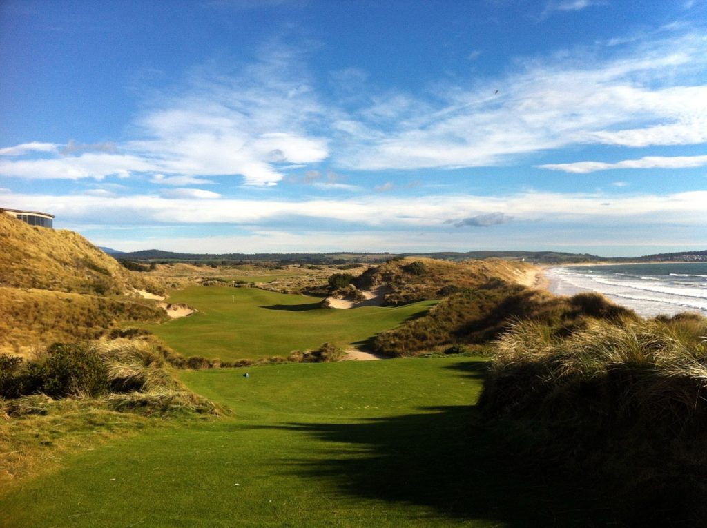 Golfplatz am Meer