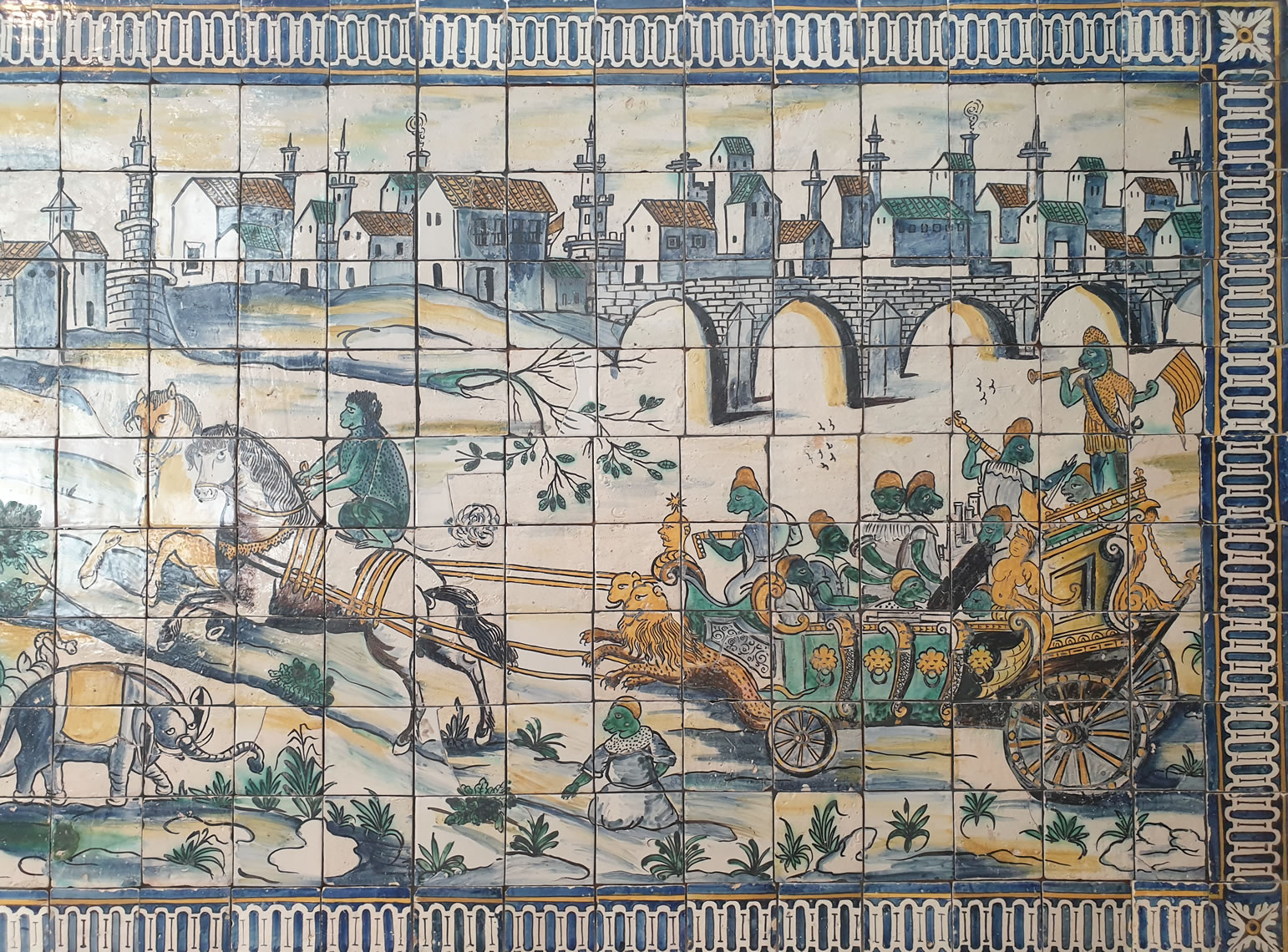 Azulejo in Lissabon Museum