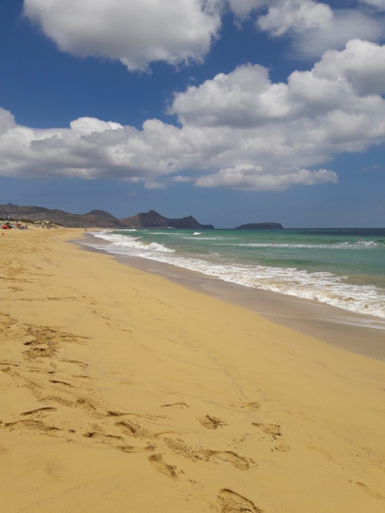 Sand auf Insel Porto Santo