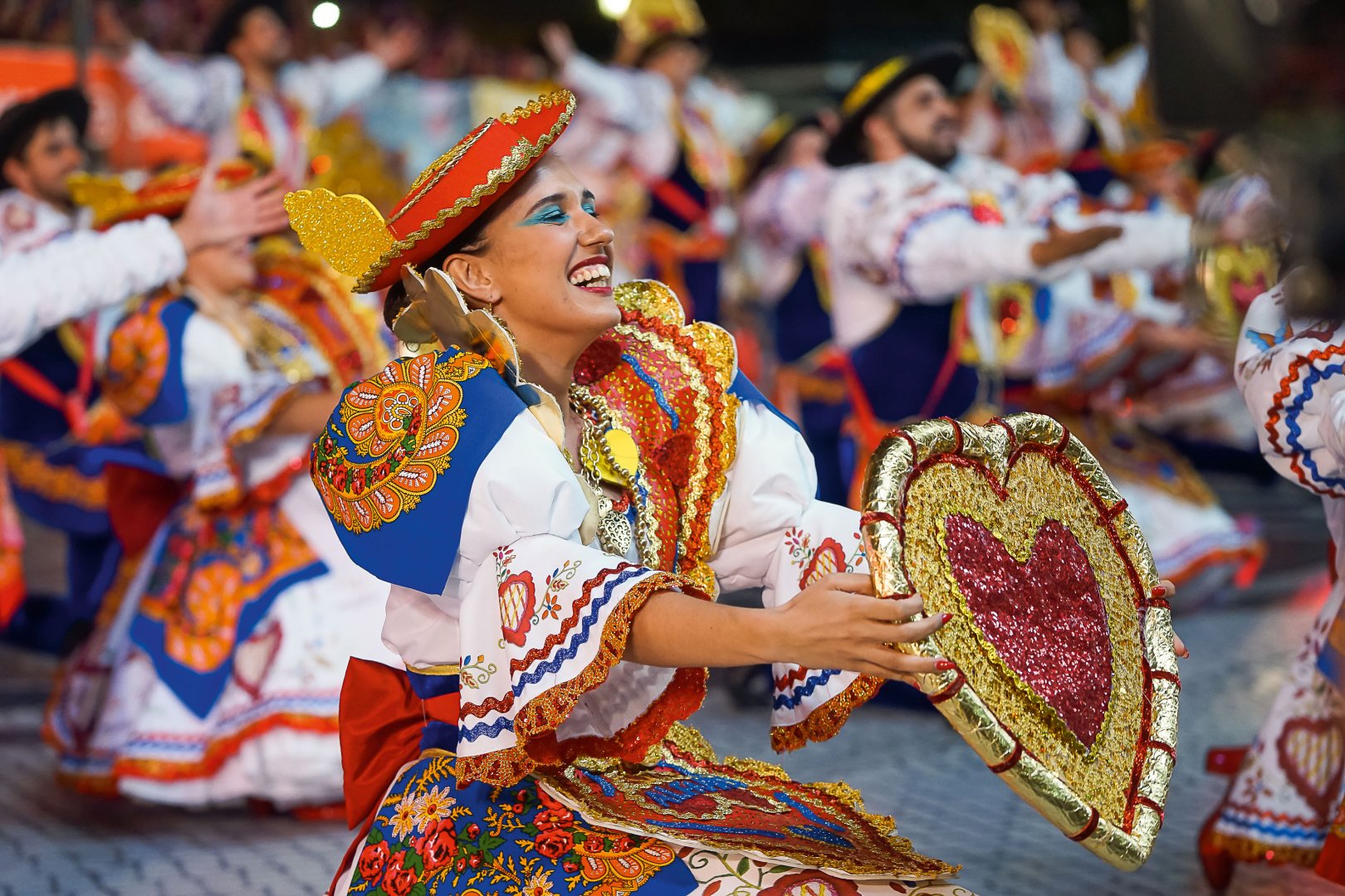 Parade in Lissabons Alfama