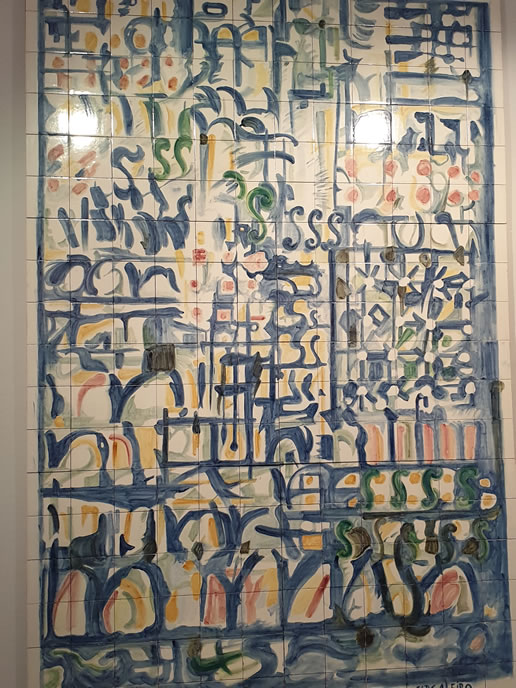 Abstrakte Kunst Azulejo