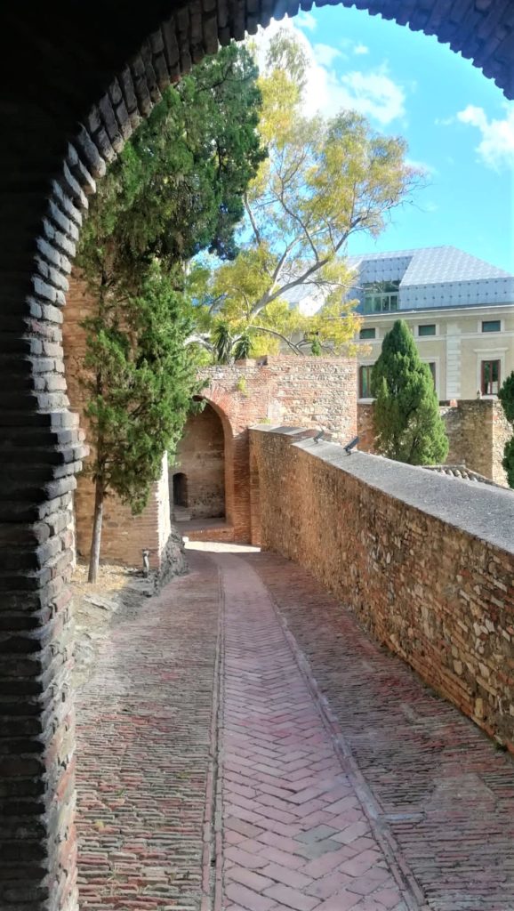 Mauern der Alcazaba 