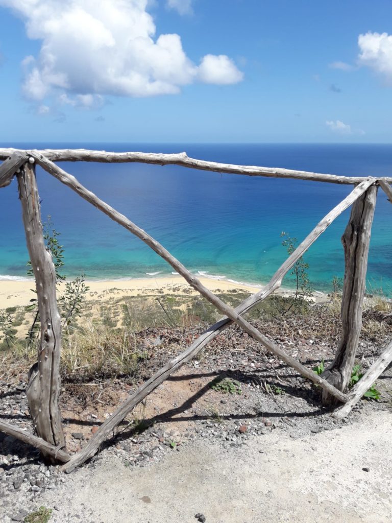 Porto Santo Blick auf Strand