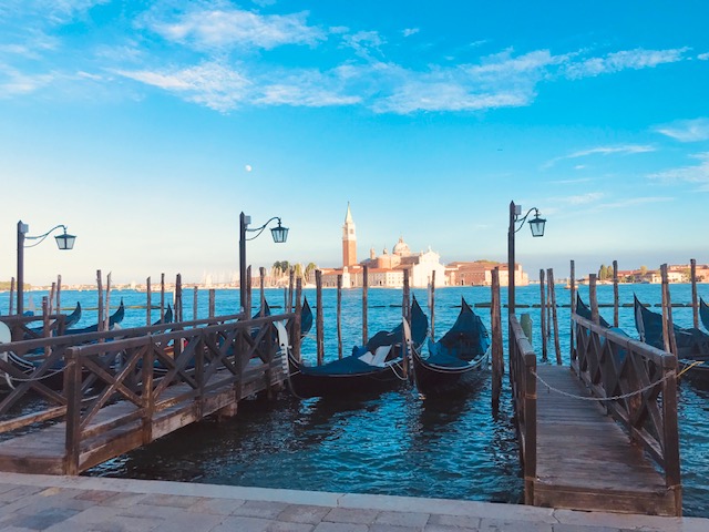 Italien Venedig Gondeln