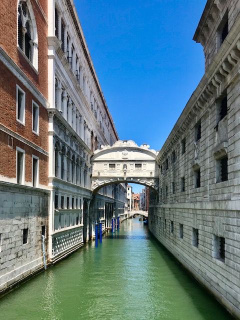 Italien Venedig Blick von Brücke