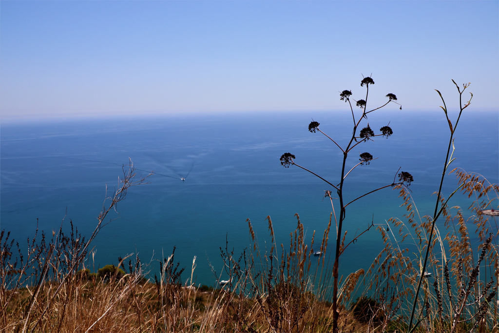 Blick auf das offene Meer 