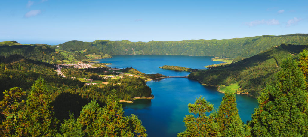 Im Grünen, Winterurlaub auf den Azoren, ideal zum Wander: Sete Cidades, São Miguel 