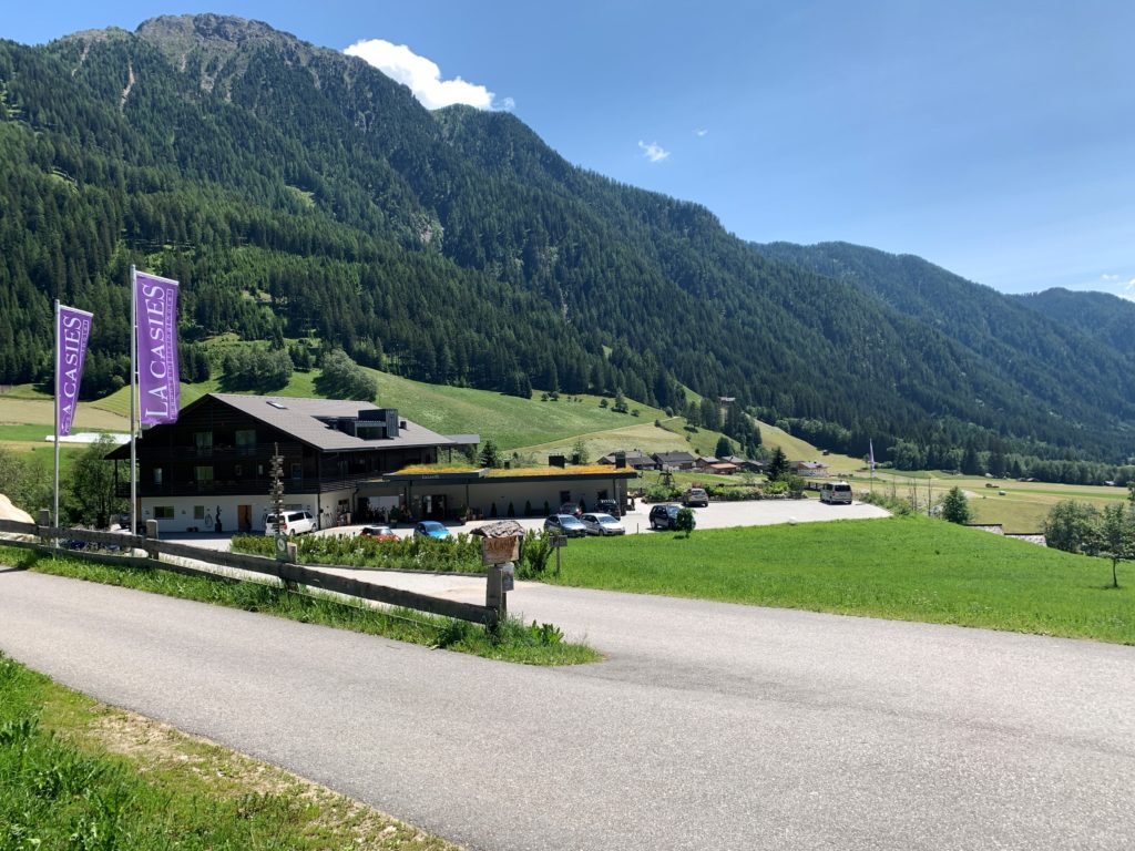 Blick auf das Hotel La Casies