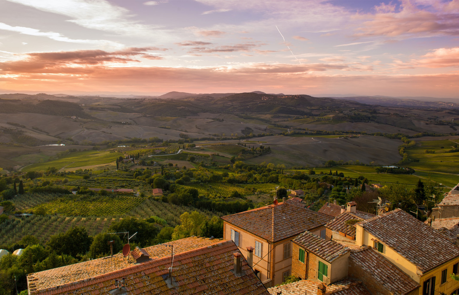 Italien Toskana Ausblick