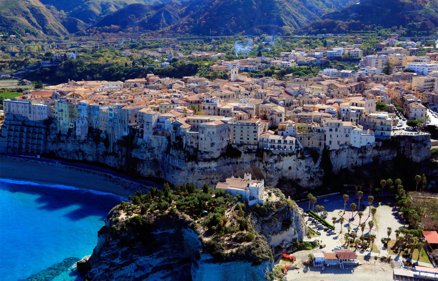 Italien Tropea Panoramablick