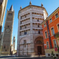 Parma Glockenturm und Baptisterium