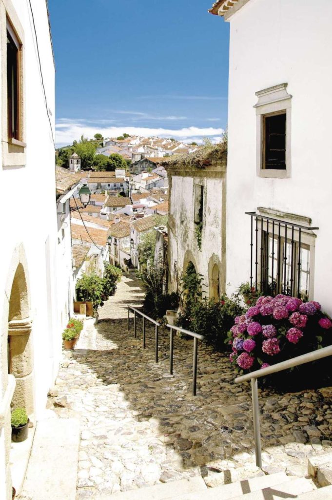 Castelo de Video Alentejo Altstadt Gasse Häuser