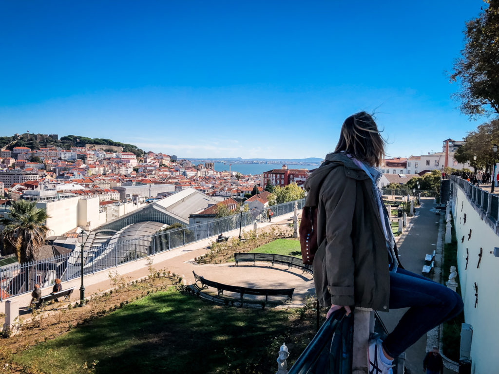 Ausblick Sao Pedro de Alcantara Lissabon