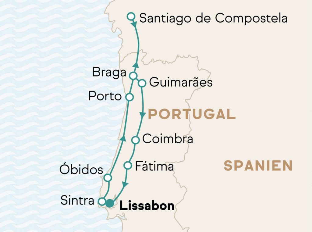 Die schönsten Rundreisen durch Portugal: Rundreise "Kulturjuwelen entlang des portugiesischen Jakobswegs"