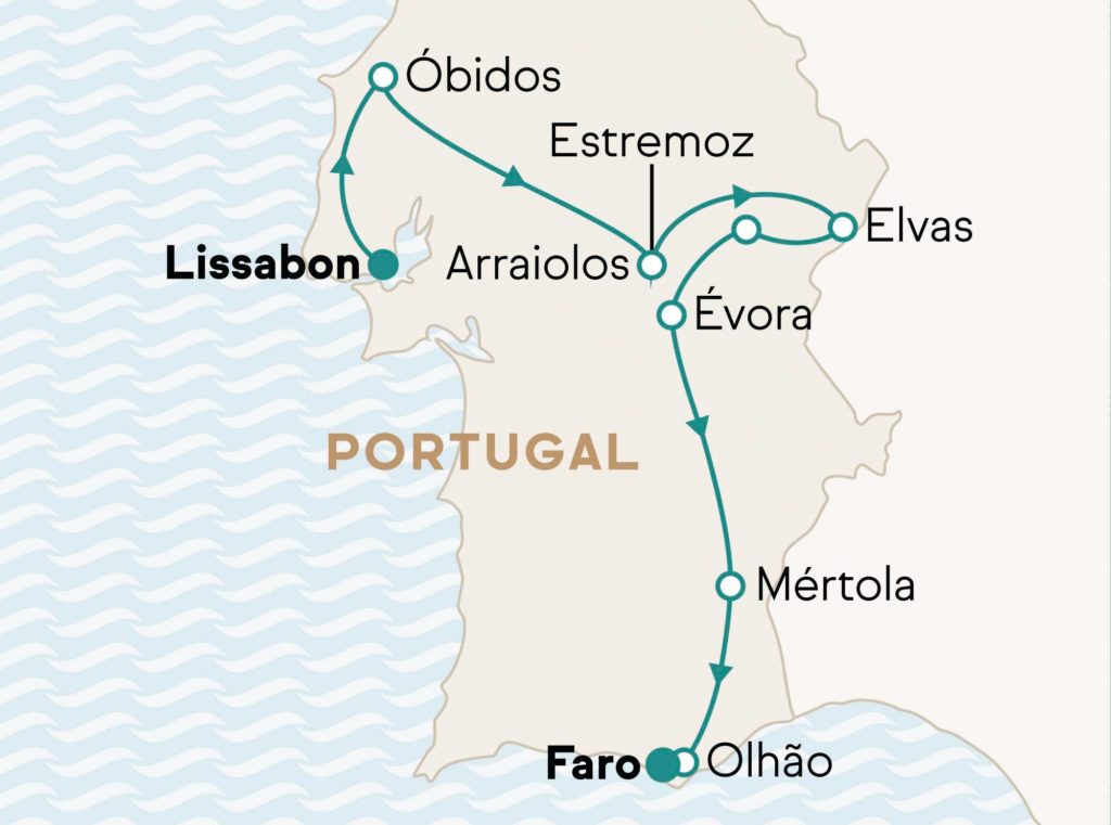 Die schönsten Rundreisen durch Portugal: Rundreise "Kulturgenuss & Küstenzauber"