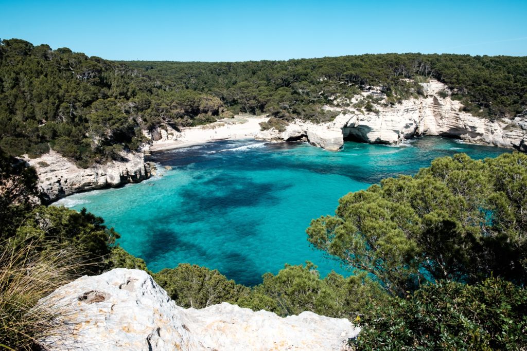 Eine Bucht auf Menorca