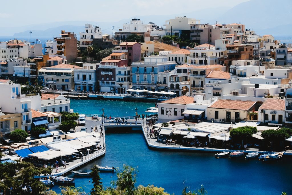 Blick auf Agios Nikolaos 
