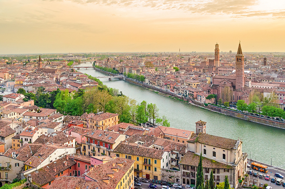 Blick auf Verona