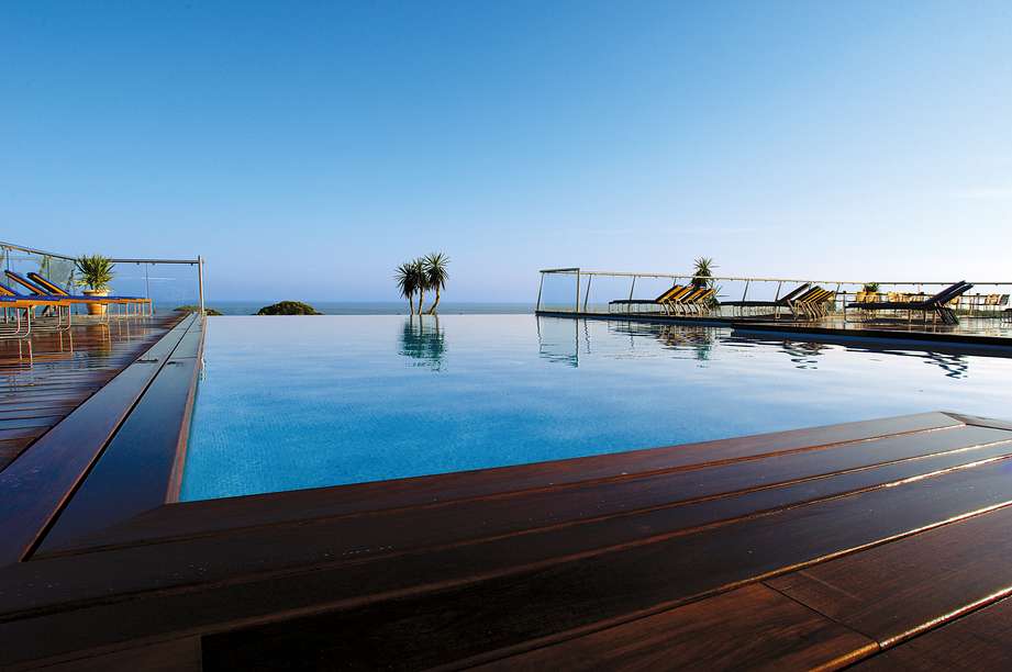 Der Infinity-Pool im Vila Alba Resort (Carvoeiro)