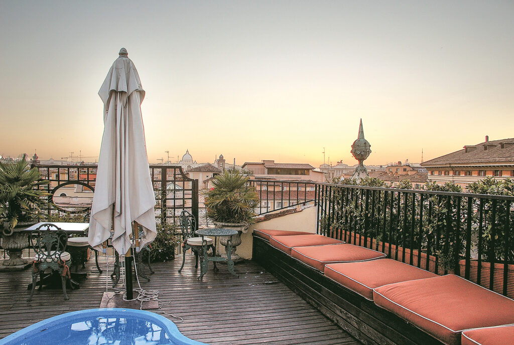 Colonna Palace Hotel Dachterrasse/ Rooftop