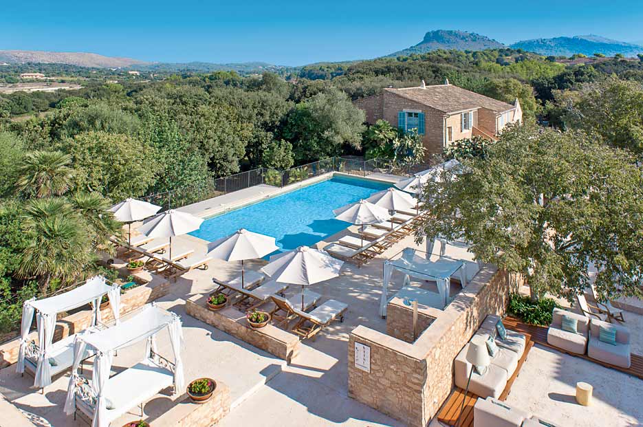 Finca Predi Son Jaumell Poolbereich