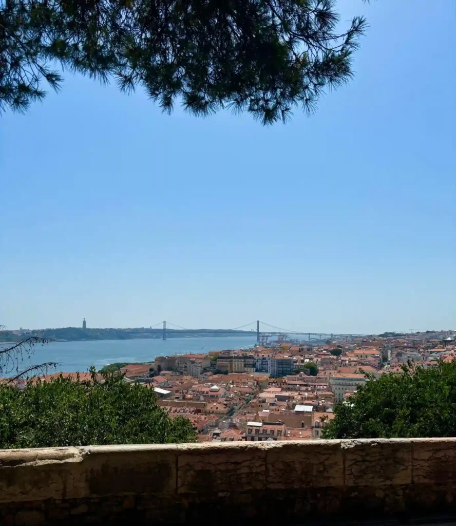 Blick vom Castelo de São Jorge, eine Top Sehenswürdigkeit in Lissabon
