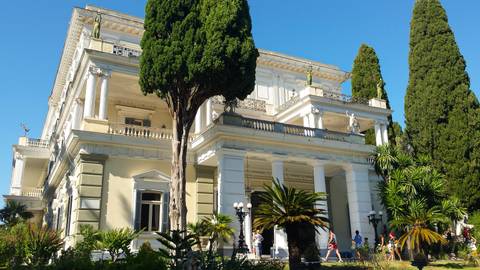 Achilleion Palast auf Korfu, Griechenland