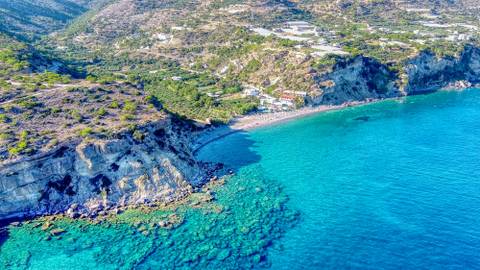 Hahn von Gaia Fotia Strand, Kreta