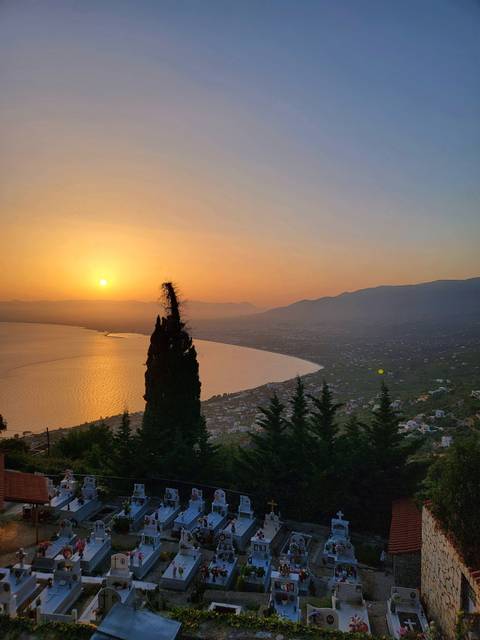 Kalamata Aussicht, Peloponnes, Griechenland