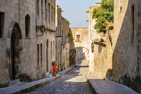 Straße auf Rhodos