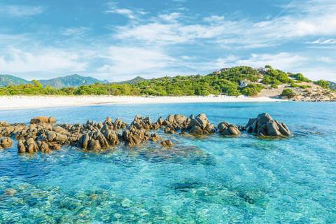 Porto Giunco auf Sardinien, Italien