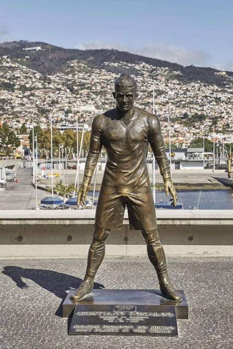 Statue von Cristiano Ronaldo