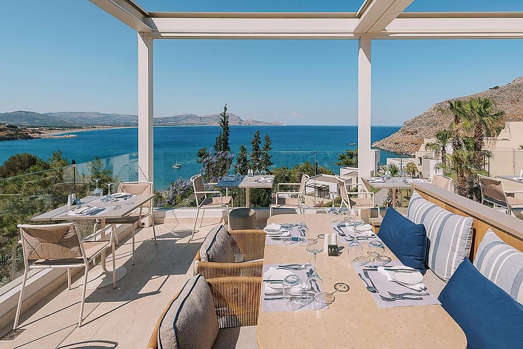 Lindos Mare, Seaside Hotel, Restaurant/Gastronomie