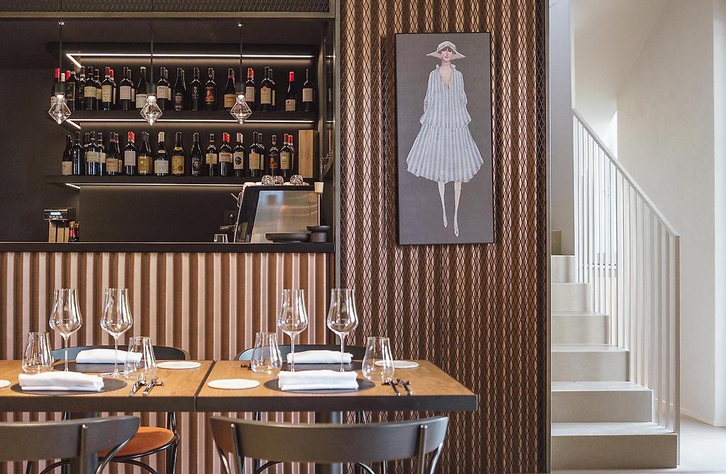 Interno Marche Design Experience Hotel, Restaurant/Gastronomie