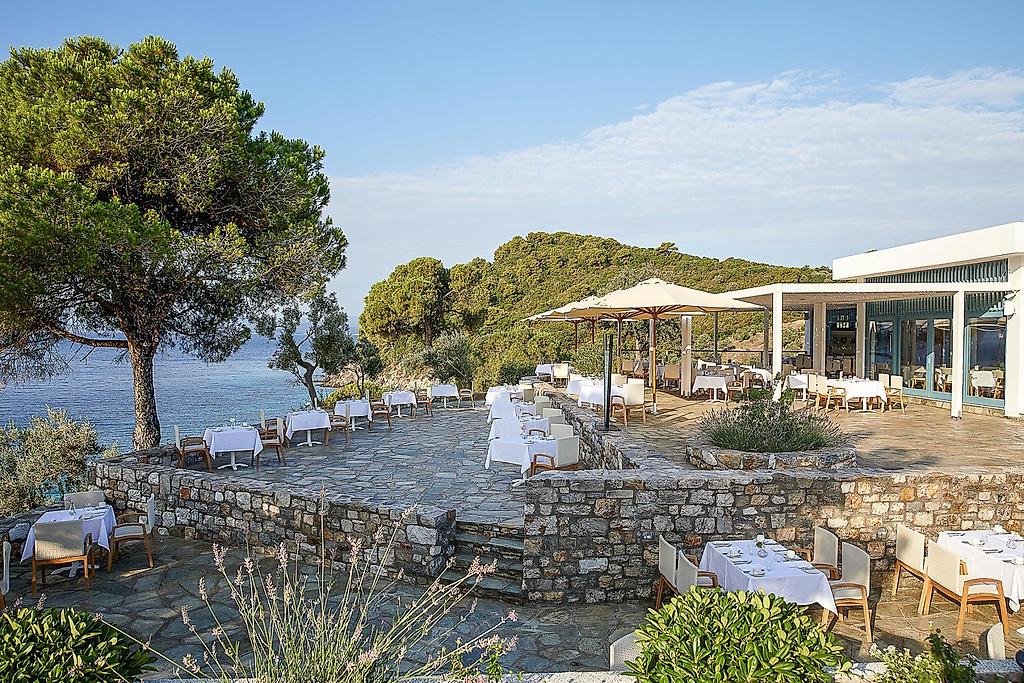 Elivi Skiathos, Restaurant/Gastronomie