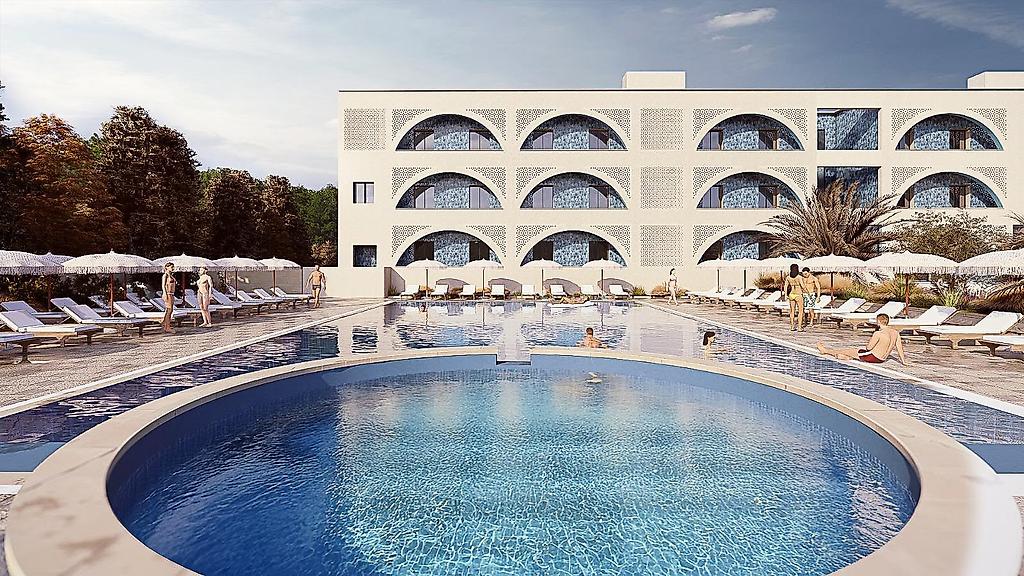 Ninfe Saracene, Pool/Poolbereich