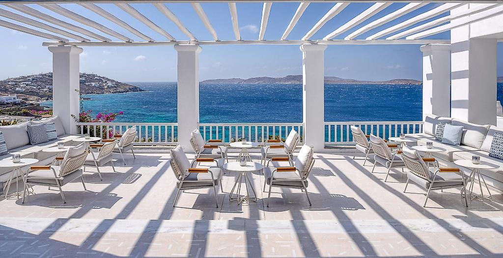 Mykonos Grand Hotel & Resort, Restaurant/Gastronomie