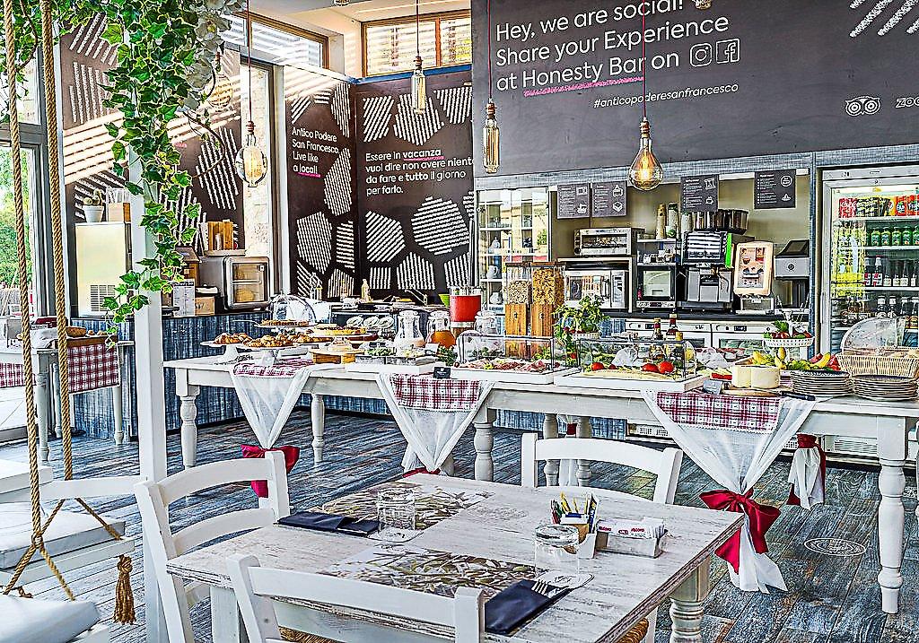 Antico Podere San Francesco, Restaurant/Gastronomie