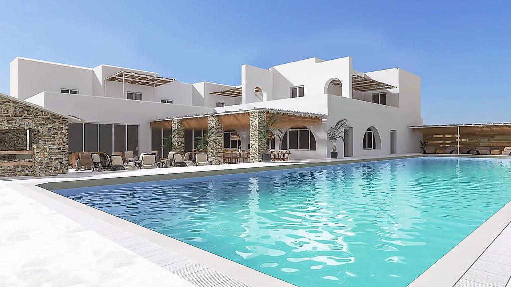 Pounda Resort Paros, a member of Radisson Individuals, Pool/Poolbereich
