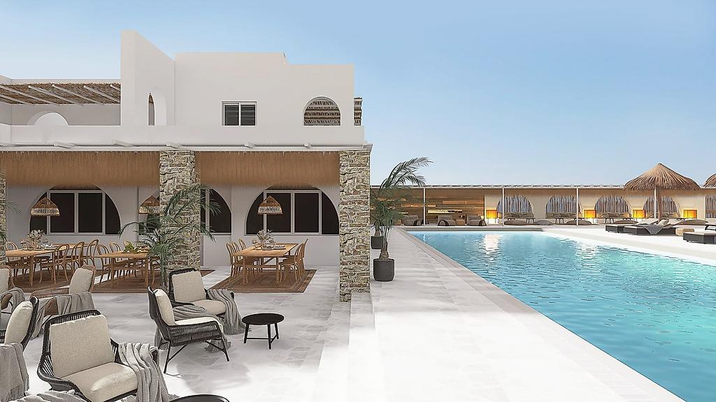 Pounda Resort Paros, a member of Radisson Individuals, Pool/Poolbereich
