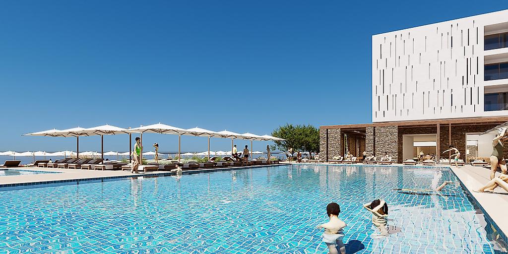 Tinos Beach Hotel, Pool/Poolbereich