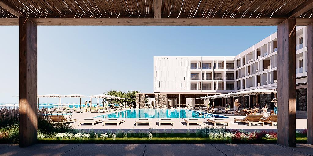 Tinos Beach Hotel, Pool/Poolbereich