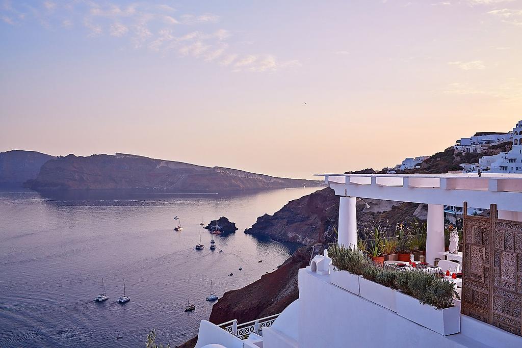 Katikies Santorini – Pelagos House, Restaurant/Gastronomie