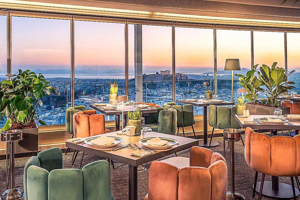 St. George Lycabettus Lifestyle Hotel, Restaurant/Gastronomie